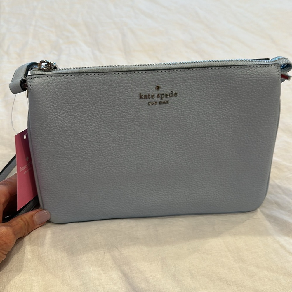 Kate Spade Powder Blue Handbag with adjustable shoulder or crossbody strap - Picture 2 of 9